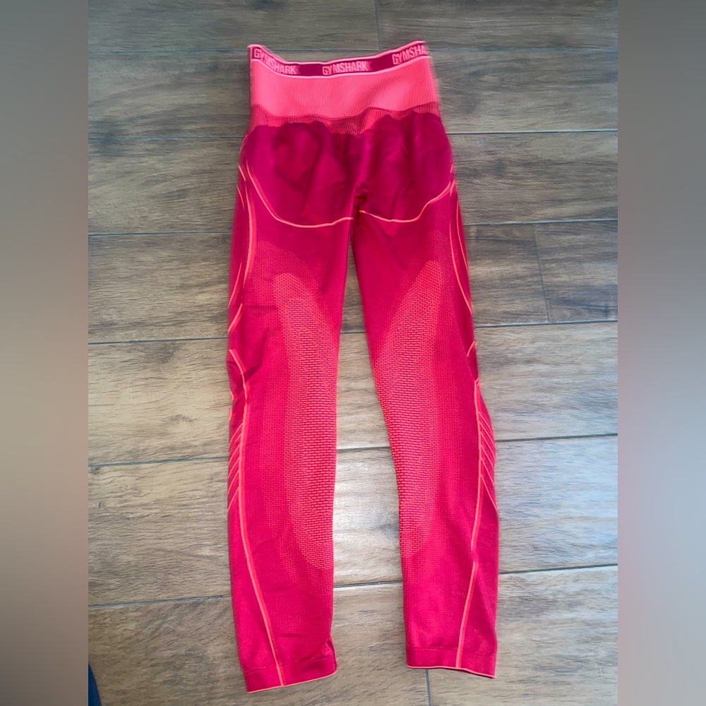 Gymshark red leggings. Size medium